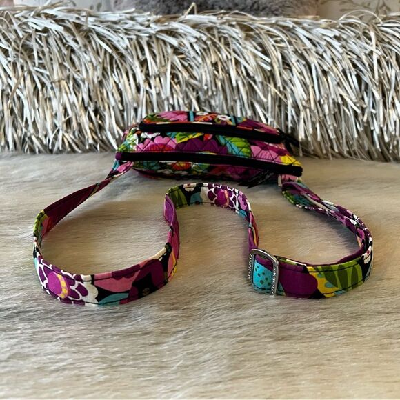 Vera Bradley Va-Va Bloom Little Hipster Crossbody Bag - Picture 9 of 14